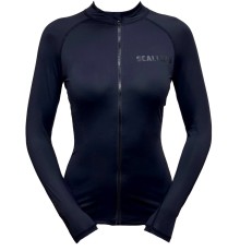 Рашгард женский SCALLOPS PROSKIN ZIP W`S чёрный